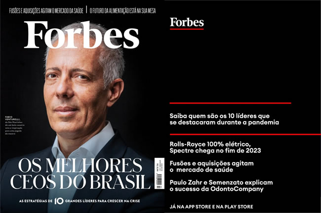 Melhores CEOs do Brasil são destaque na nova edição da Forbes